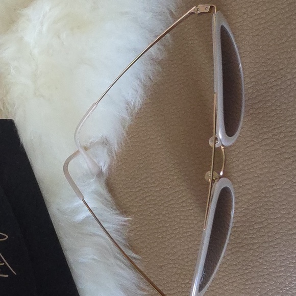 Beautiful Maui Jim Hunakai Almond Rose Butterfly Shaped Sunglasses & Case ❤️👓🦋